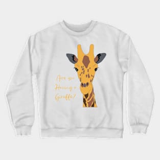 Cute giraffe Crewneck Sweatshirt